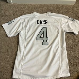 DERRICK CARR - LAS VEGAS/OAKLAND RAIDERS JERSEY